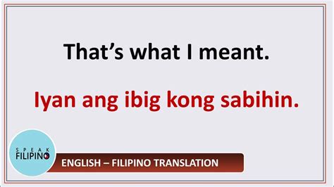 Short Filipino Phrases And Sentences Ko Imy English Tagalog