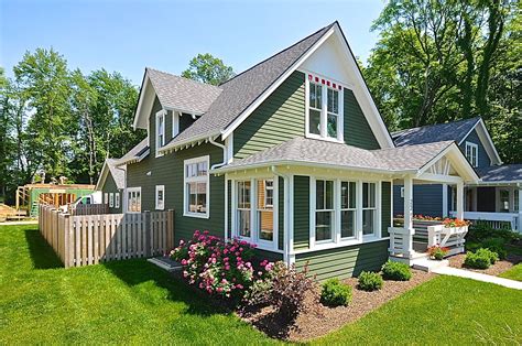 Colorful Cottages Homes Inglenook Carmel House Plans 63451