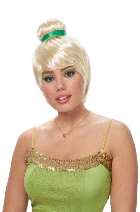 Tinkerbell Wig Blonde Costume Holiday House