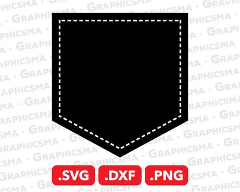 Pocket Svg File Pocket Design Dxf Pocket Shape Png Pocket Etsy