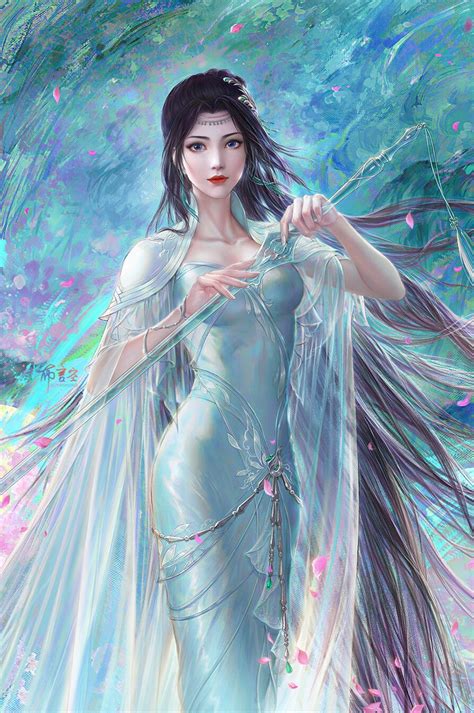 云澜 Yankong Bu Fantasy Girl Anime Angel Girl Anime Art Fantasy