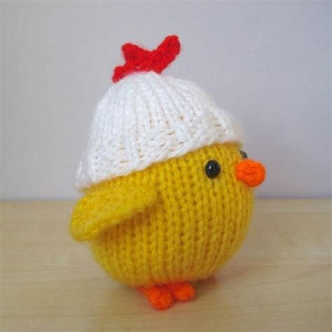 Eggy Chicks Knitting Kit And Pattern In Hayfield Yarn Knitted Easter