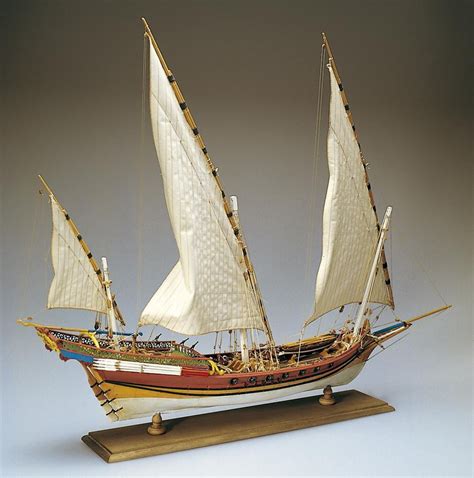 Amati Xebec Wooden Model Ship Kit 1753 Hobbies