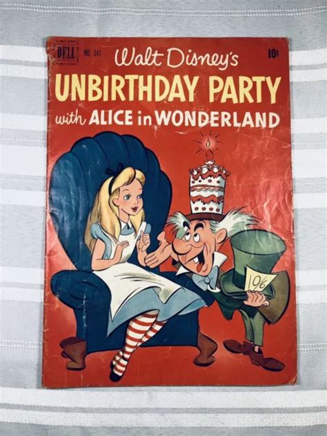 Walt Disneys Unbirthday Party With Alice In Wonderland 341 1951 Good