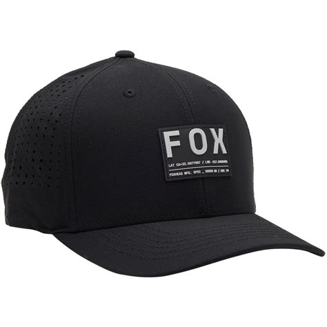 Fox Flexfit Cap Core Non Stop Tech Schwarz Maciag Offroad