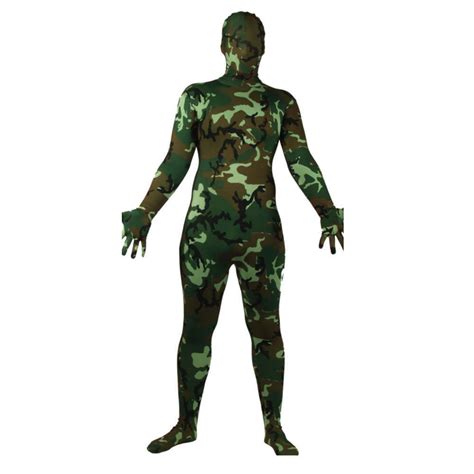 Camouflage Skin Suit I Love Fancy Dress