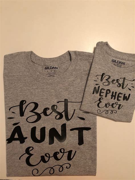 Best Aunt Best Nephew T Shirts Aunt T Shirts Nephew And Aunt
