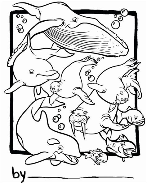 Sea Creatures Coloring Page Inspirational Sea Creatures Coloring Page