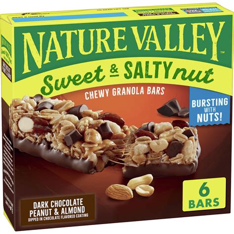 Nature Valley Granola Bars Sweet And Salty Dark Chocolate Peanut