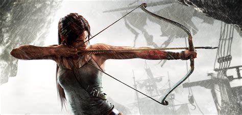 Tomb Raider Bow Full Hd Wallpaper And Background Image 3327x1590 Id 388250