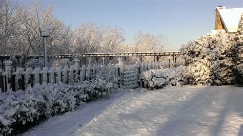 Snow Covered Cottage Garden Via Cottage Gardens