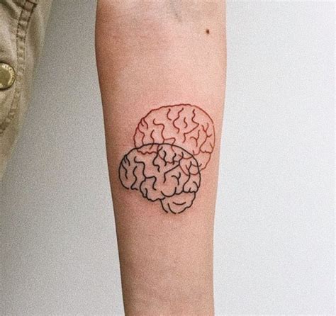 Brain On Brain Brain Tattoo Simplistic Tattoos Tattoos