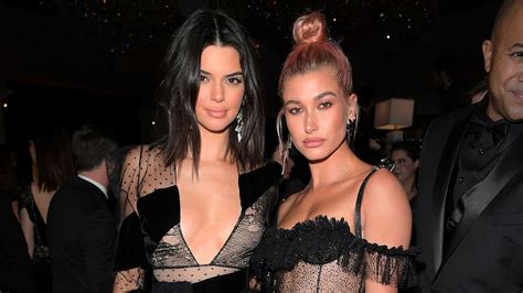 Kendall Jenner And Hailey Bieber Have A Twinning Hair Moment Post