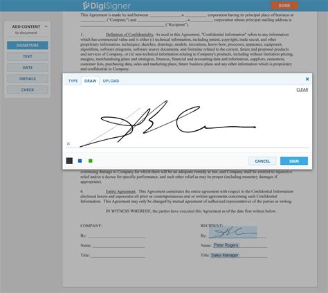 How To Setup Free Electronic Signature In Word Fueltop