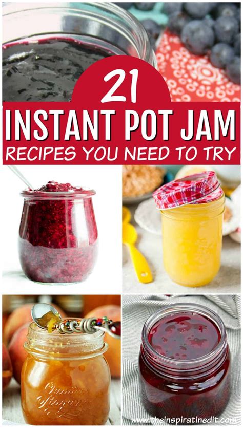 Instant pot blueberry jam recipe. Instant Pot Jam Recipes You Will Love | Jam recipes ...