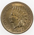UNITED STATES: 1 cent, 1907 - Stephen Album Rare Coins