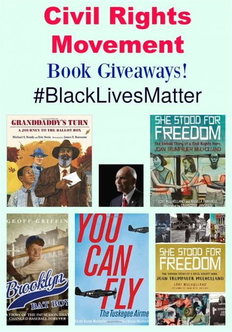 Civil Rights Movement Book Giveaways Blacklivesmatter Pragmatic Mom