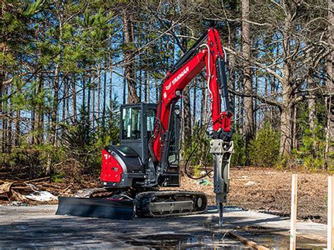 New 2022 Yanmar Vio55 6a Cab Red Excavators In Saint Johnsbury Vt