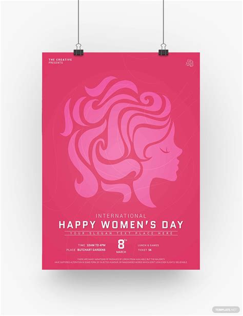 womens day poster templates design free download