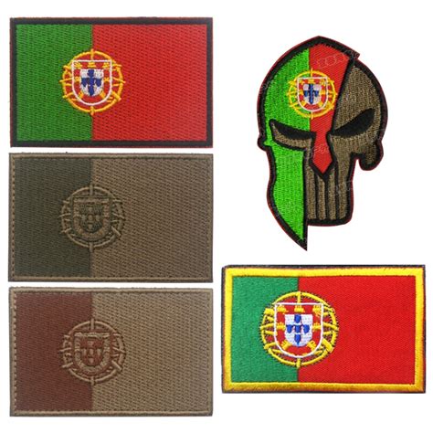 Adesivo De Bordado Com Bandeira Portuguesa Adesivo De Tecido Bordado