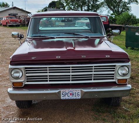 1969 Ford F100 Pickup Truck In Cole Camp Mo Item Gt9212 Sold