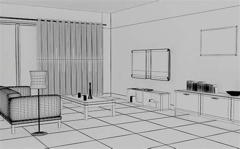 Living Room 3d Model 36 Unknown Obj Max Fbx 3ds Free3d