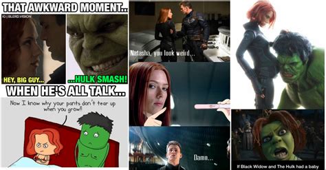 15 Mind Blowing Hulk And Black Widow Memes Geeks On Coffee