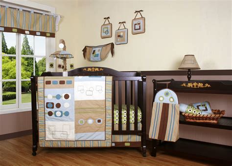 Bumperless 12 Pieces Baby Boy Artist Nursery Crib Bedding Set