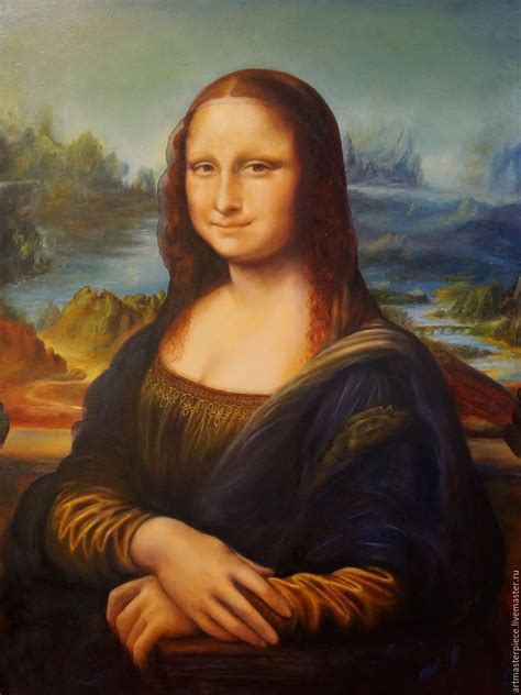 Mona Lisa Leonardo da Vinci Manually copy oil 60x80 cm купить