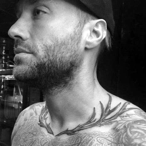 50 Collar Bone Tattoos For Men Clavicle Design Ideas