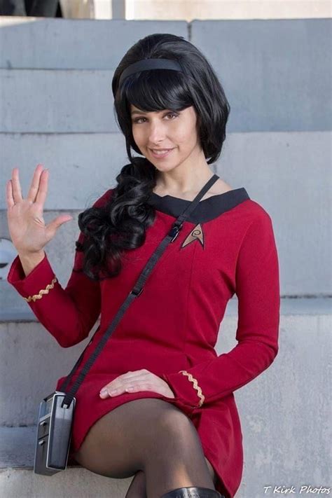 Red Enchantress Star Trek Cosplay Star Trek Uniforms