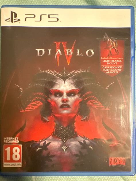 Diablo Iv Ps5 Video Gaming Video Games Playstation On Carousell