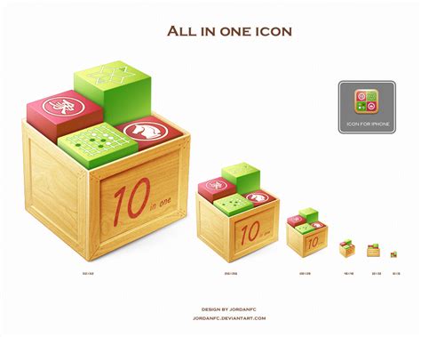 All In One Icon Design By Jordanfc On Deviantart