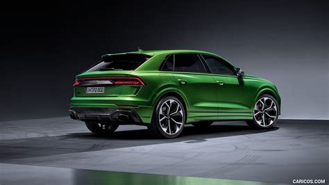 Audi Rs Q8 2020my Color Java Green Rear Three Quarter