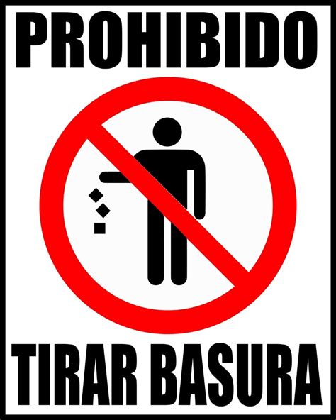 Cartel De Prohibido Tirar Basura My XXX Hot Girl