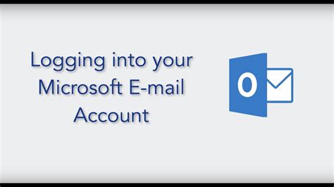 How To Login To Your Microsoft Email Youtube