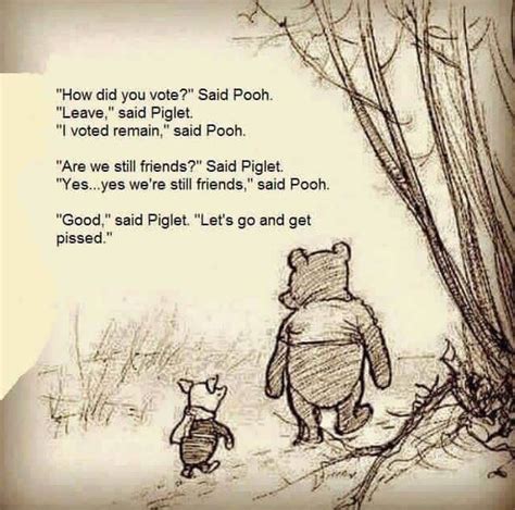 Winnie The Pooh Brexit Meme Now Has A Less Vomit Inducing Version