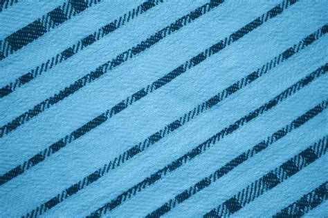 Sky Blue Diagonal Stripes Fabric Texture Picture Free Photograph