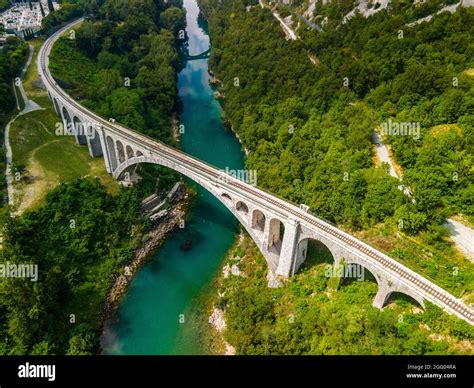 Solkan Bridge In Slovenia World Largest Rail Arch Stone Bridge In The