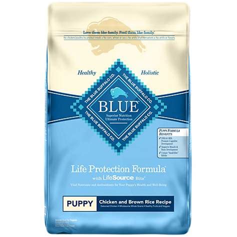 Choosing the right dog food for your puppy is an important decision. Blue Buffalo Blue Life Protection Formula Puppy Lamb ...