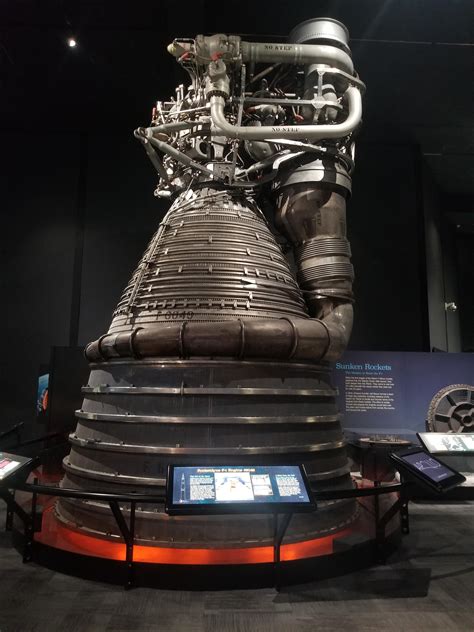A Real F1 Engine From A Saturn V Rocket And The Reamins Of Another One