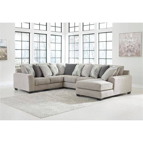 Benchcraft By Ashley Ardsley Contemporary 4 Piece Sectional With Right