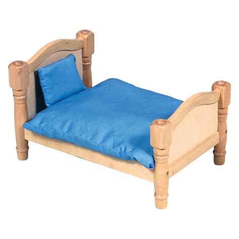 Guidecraft Doll Bed Natural Baby Doll Furniture At Hayneedle