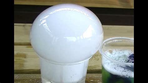 Giant Dry Ice Bubble Youtube