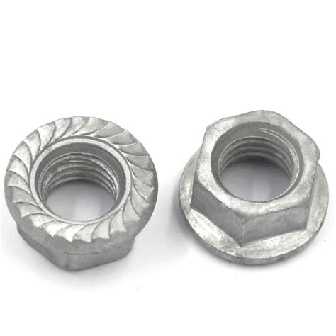 Hdg M8 M74 Grade 8 Flange Nuts And Washers Carbon Steel