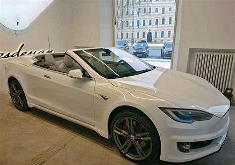 Custom Two Door Tesla Model S Convertible Might Be Worlds First Techeblog