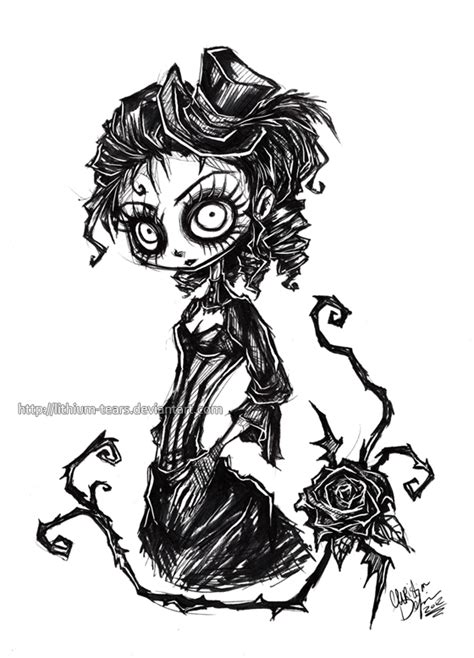 Dark Gothic Art Gothic Artwork Gothic Fantasy Art Anime Chibi Manga