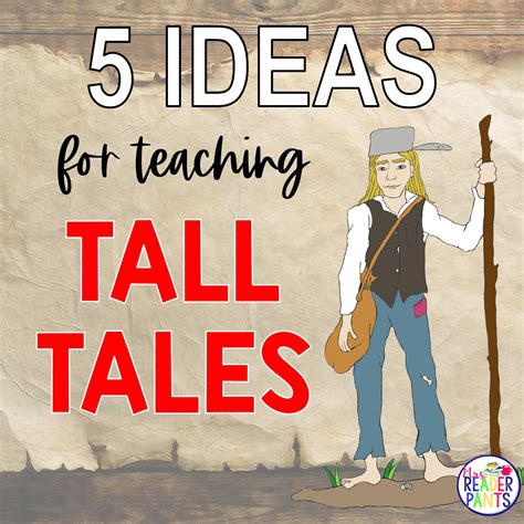 5 Easy Ideas For Teaching Tall Tales In Elementary Library Lessons