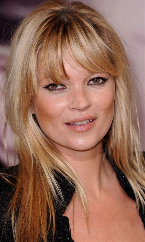 long haircut kate moss 039 s choppy fringe gives a grunge twist to long hair 2010 clever