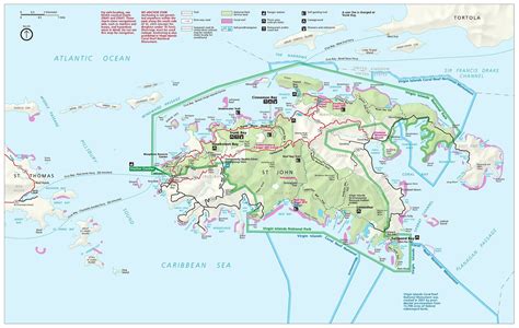 Printable Map Of St John Usvi